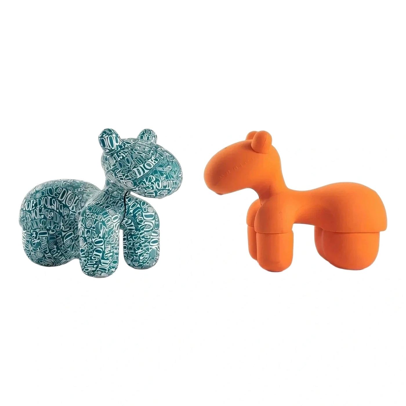 Pony Shaped Accent Stool Set