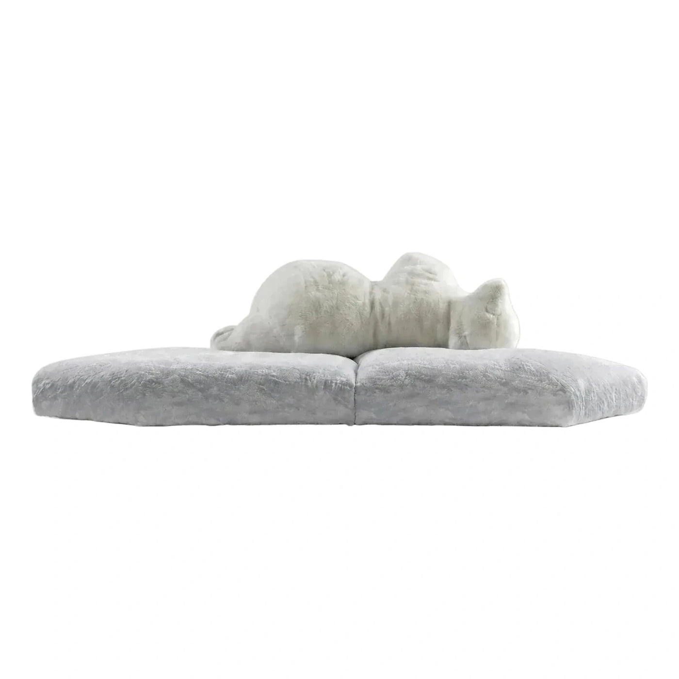 White Plush Modular Cloud Floor Sofa