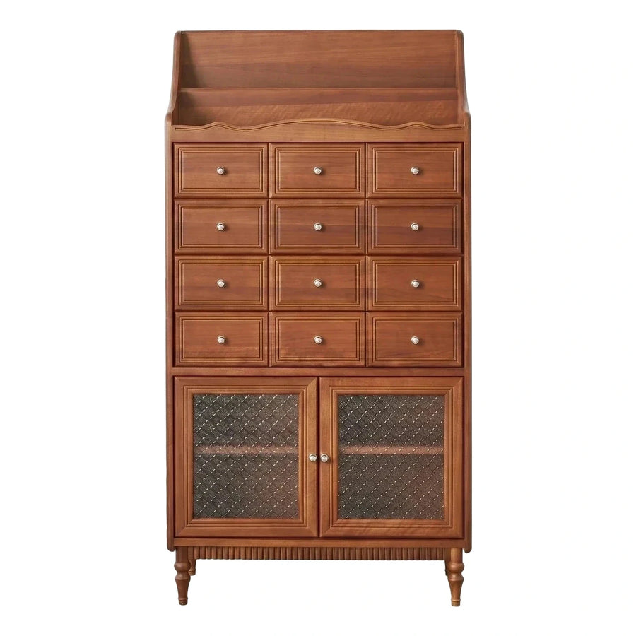 Classic Wood Storage Cabinet with Drawers