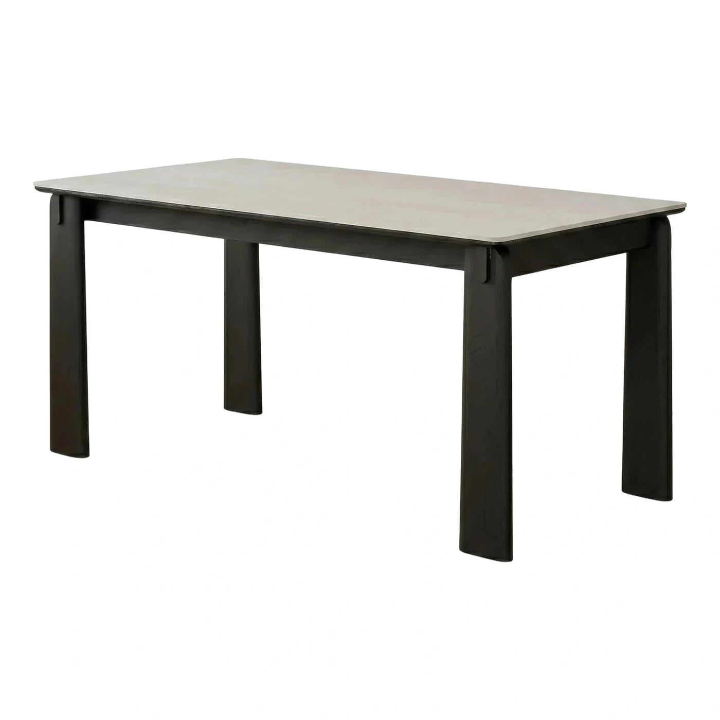 Modern Two-Tone Rectangular Wood Dining Table