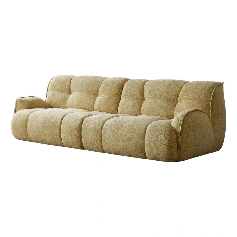 Modern Beige Boucle Cloud Sofa