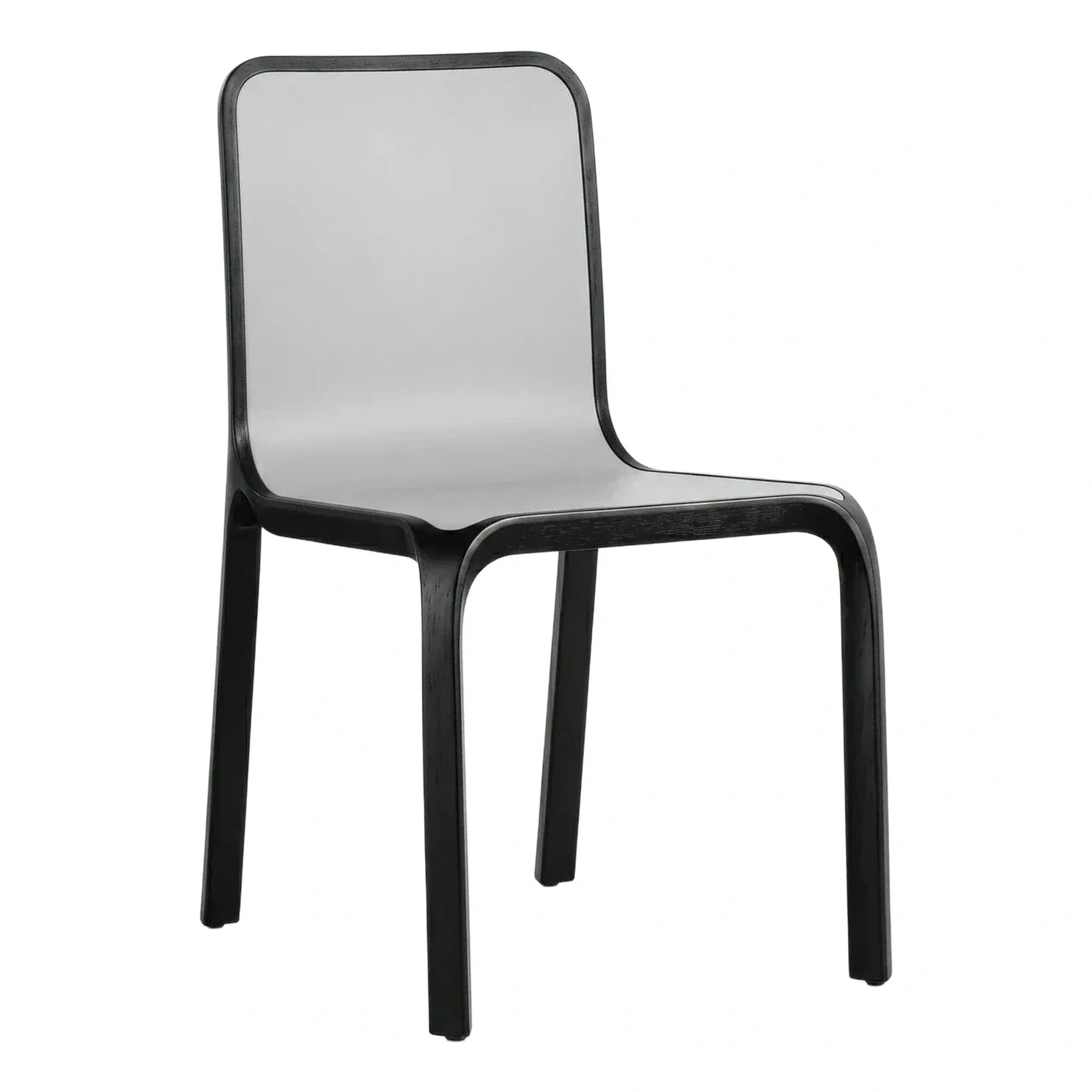 Modern Black Wood Frame Dining Chair