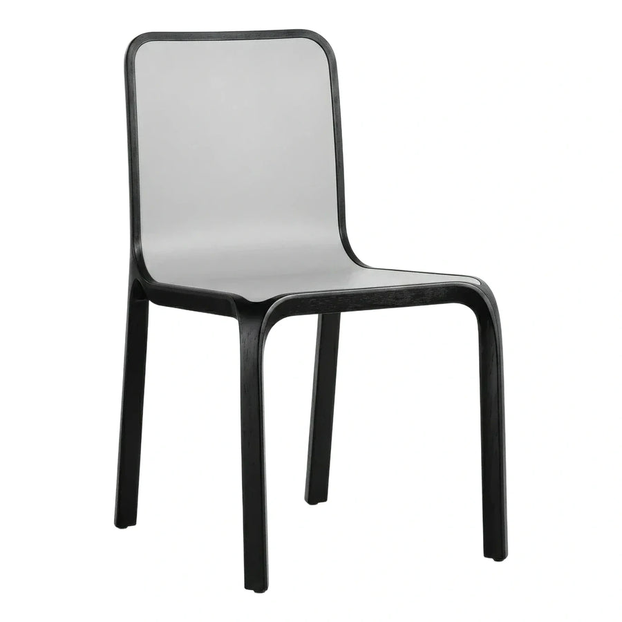 Modern Black Wood Frame Dining Chair