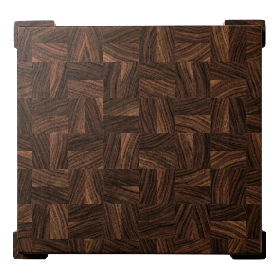 Square Parquet Wood Block Coffee Table