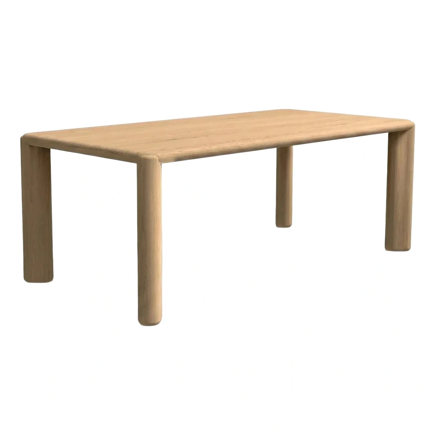 Minimalist Light Wood Rectangular Coffee Table