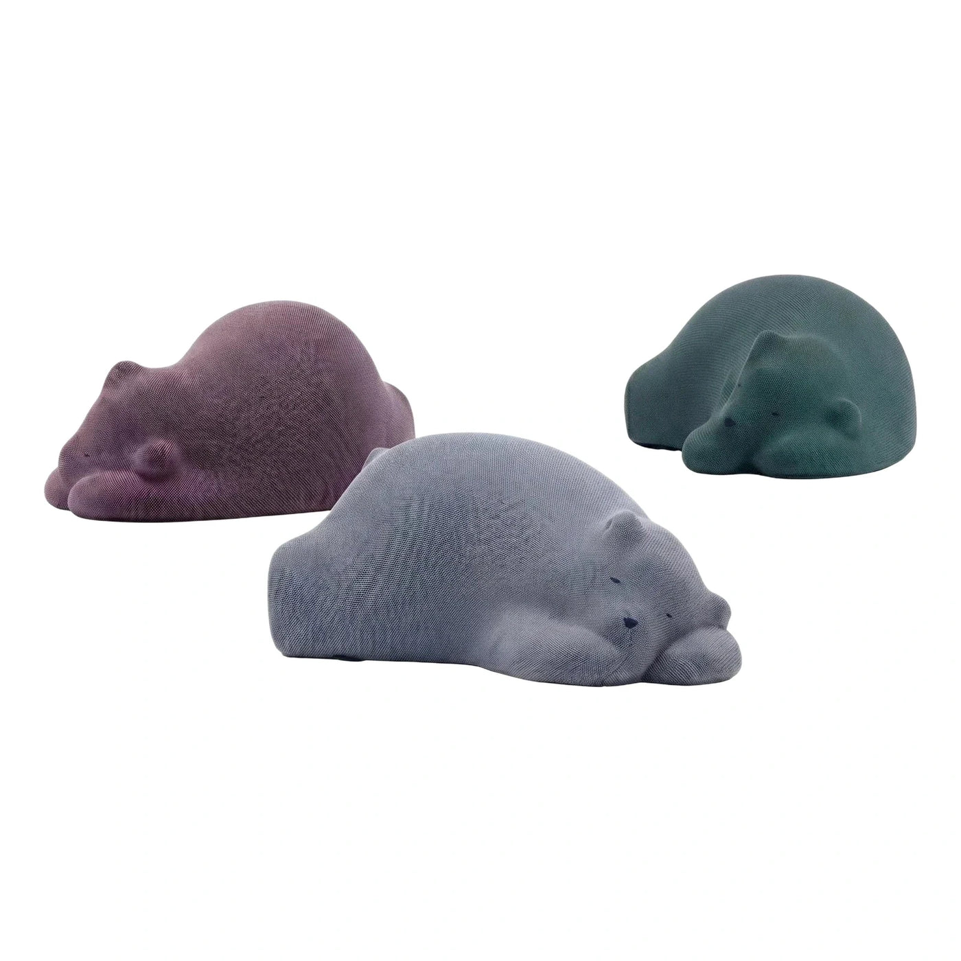 Bear Shaped Fabric Ottoman Pouf