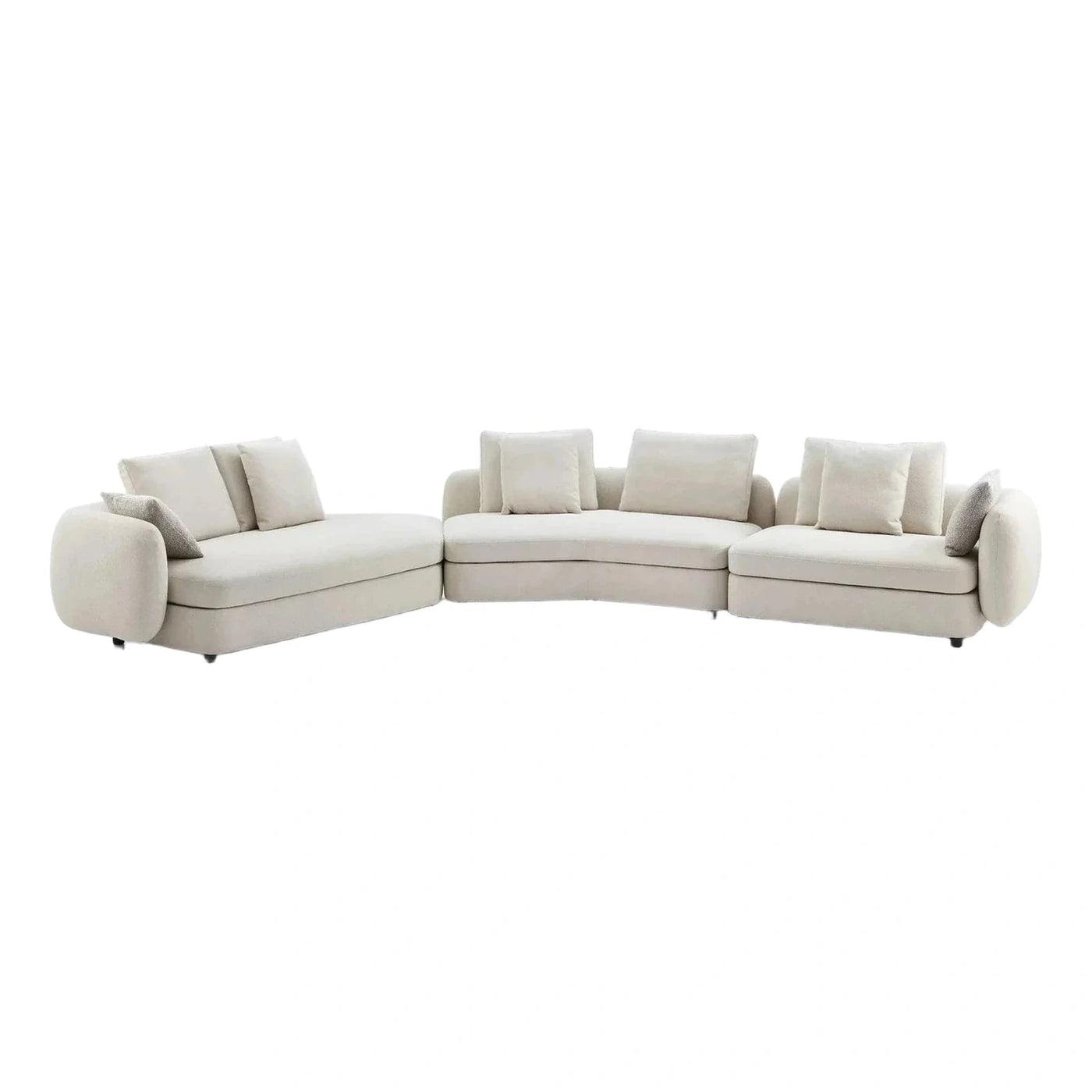 Modern Cream Modular Sectional Sofa