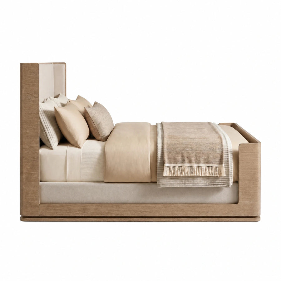 Modern Upholstered Daybed with Wood Frame