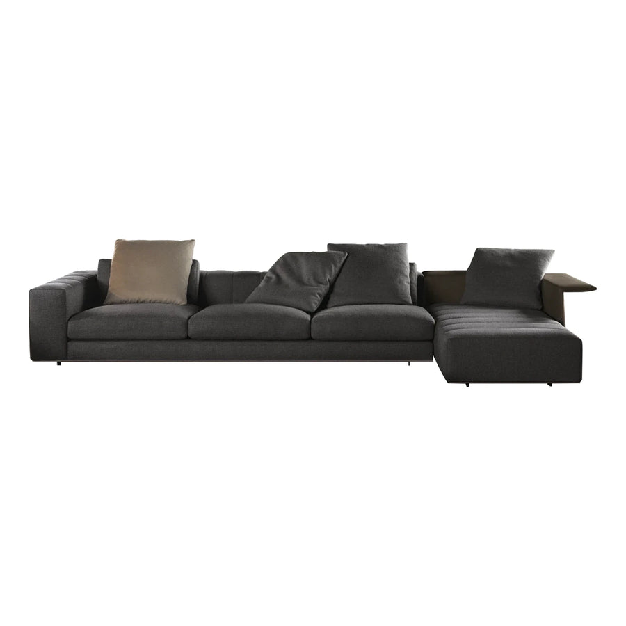 Minotti Freeman Upholstered Sectional Sofa with Chaise
