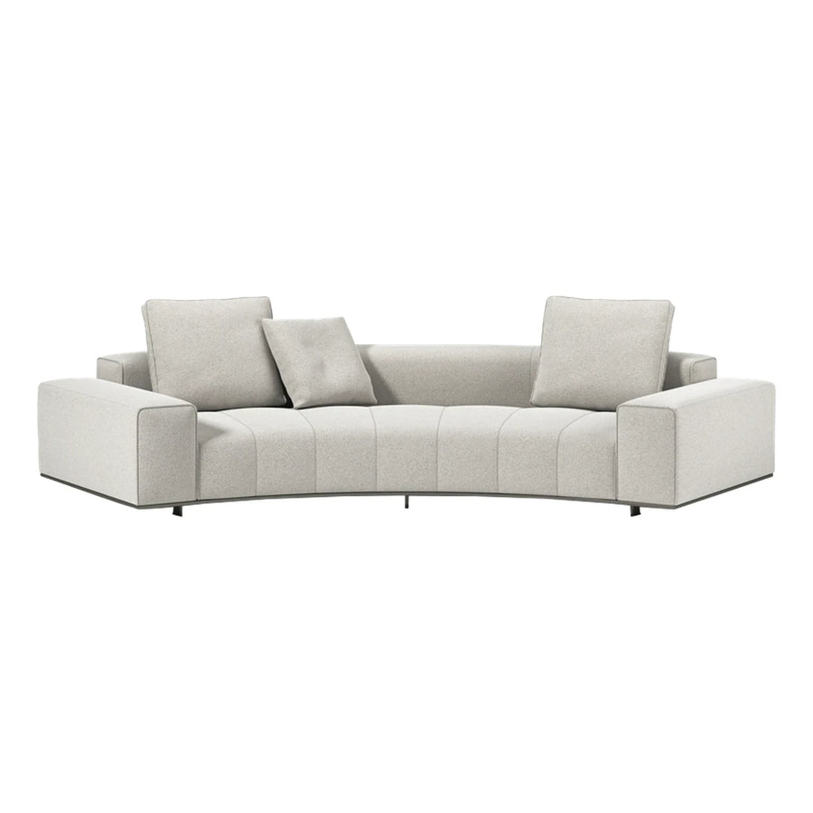 Minotti Goodman Curved Fabric Sofa