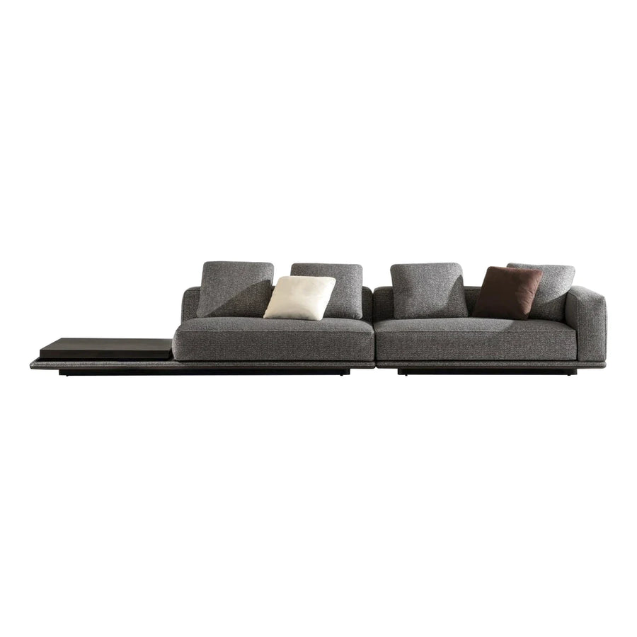 Minotti Horizonte Modular Sectional Sofa with Side Table