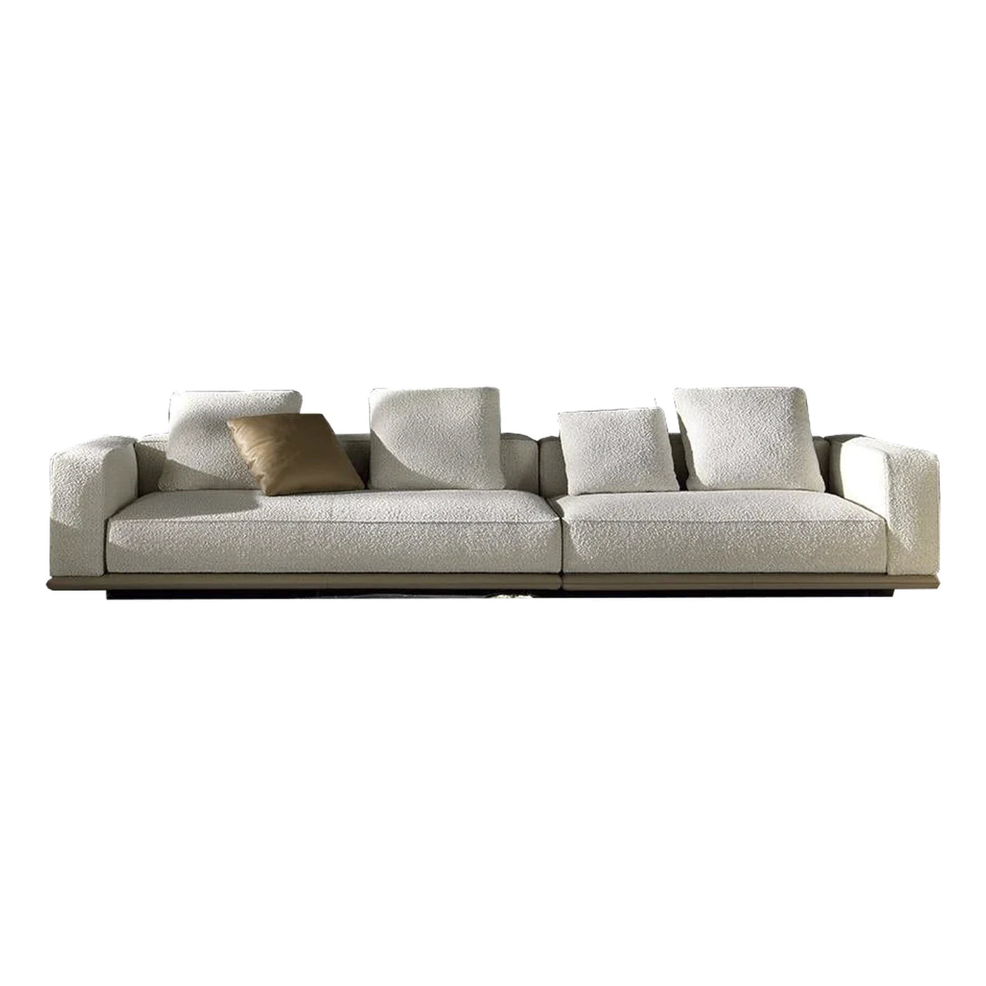 Minotti Horizonte Modular Textured Fabric Sofa