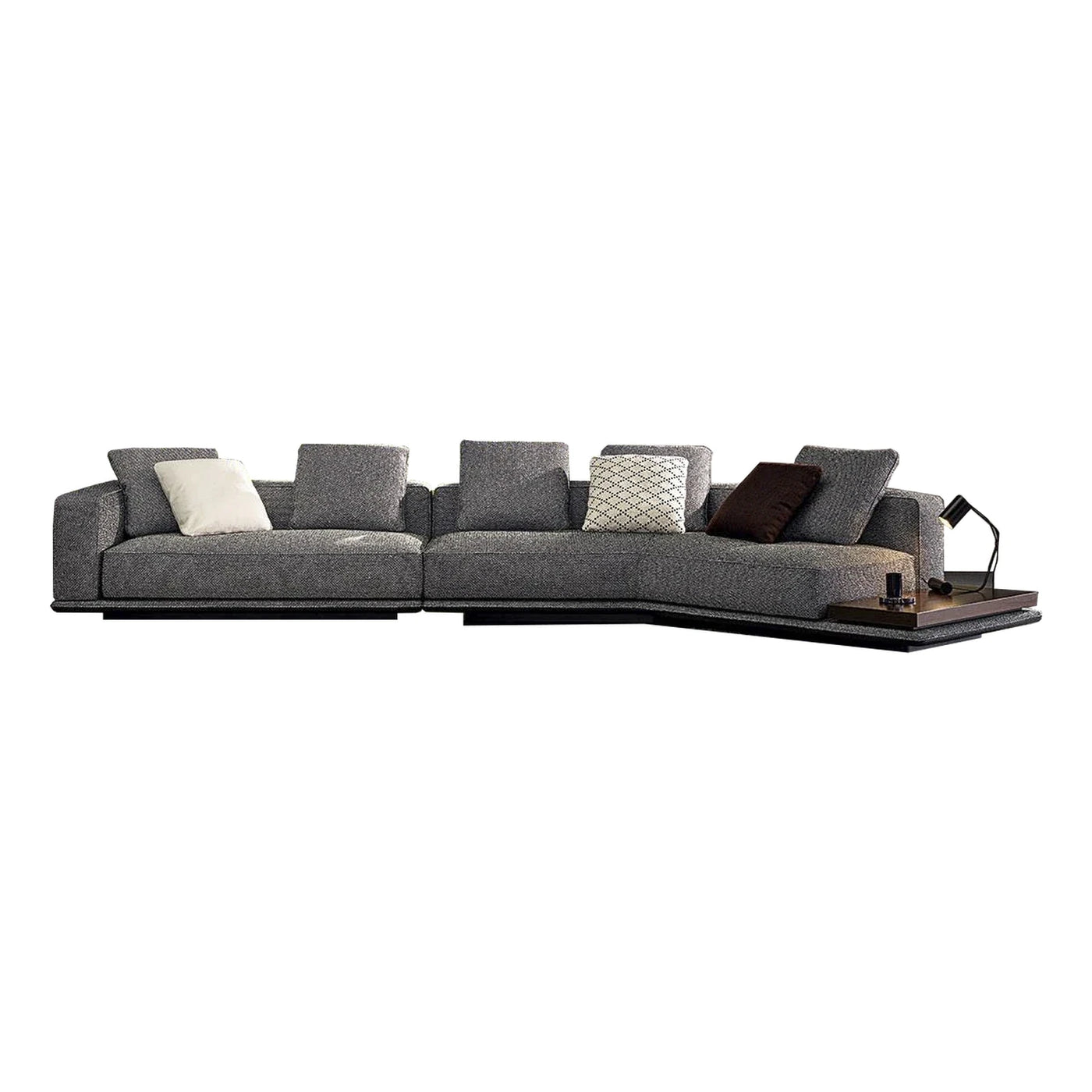 Minotti Horizonte Low Profile Fabric Sectional Sofa