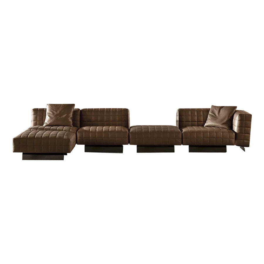Minotti Twiggy Quilted Modular Sectional Sofa