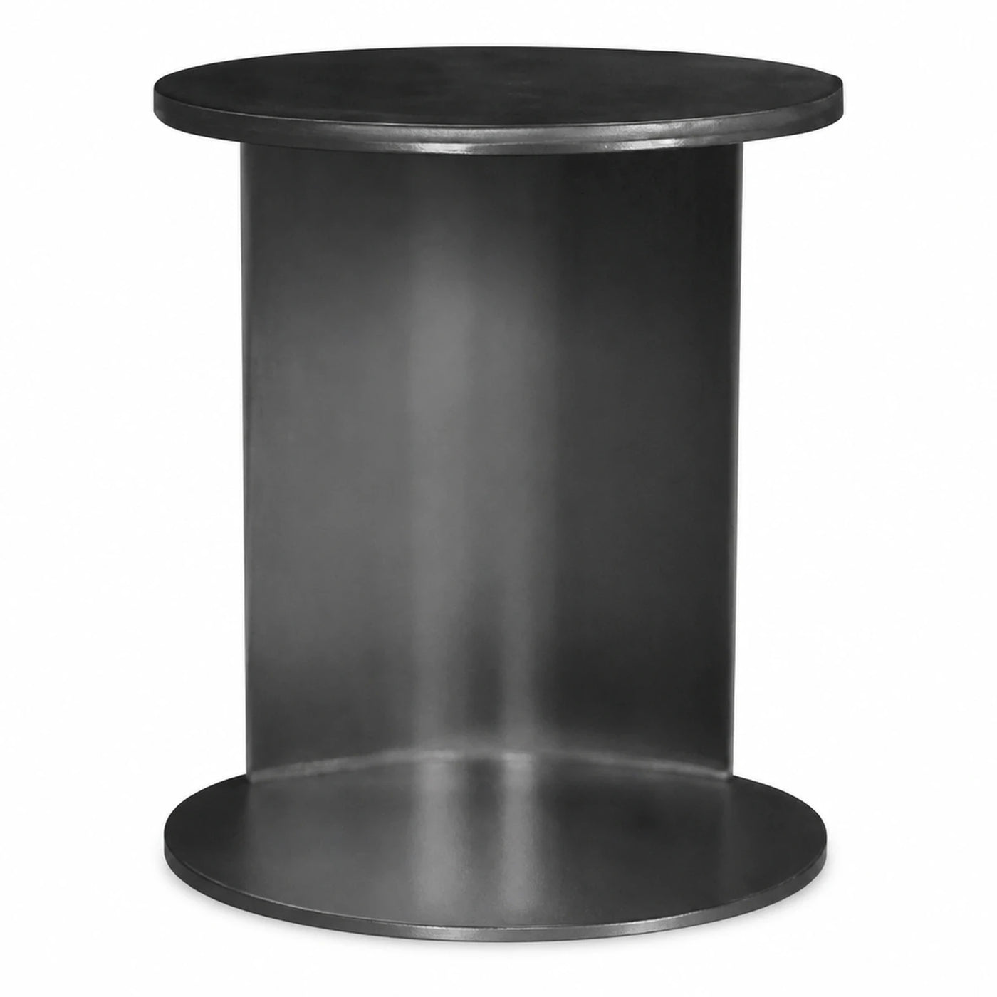 Black Metal Round Side Table