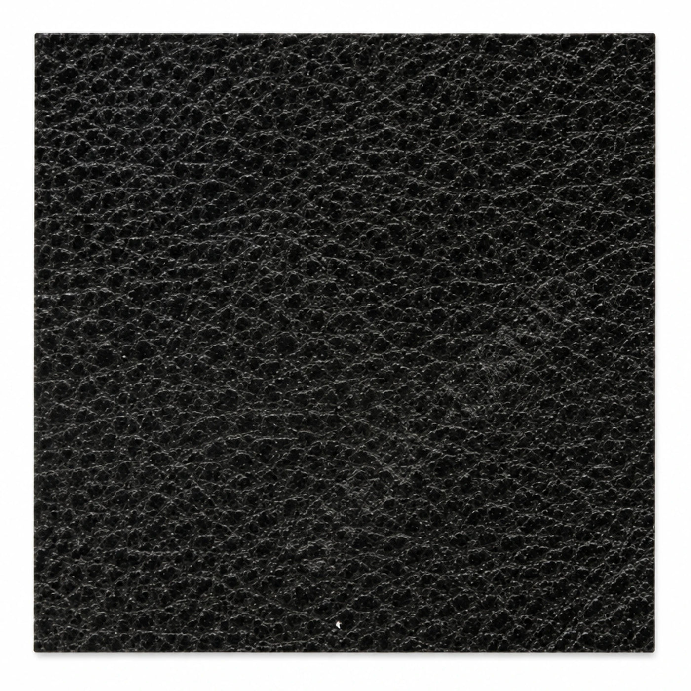 Black Textured Leather Material Swatch