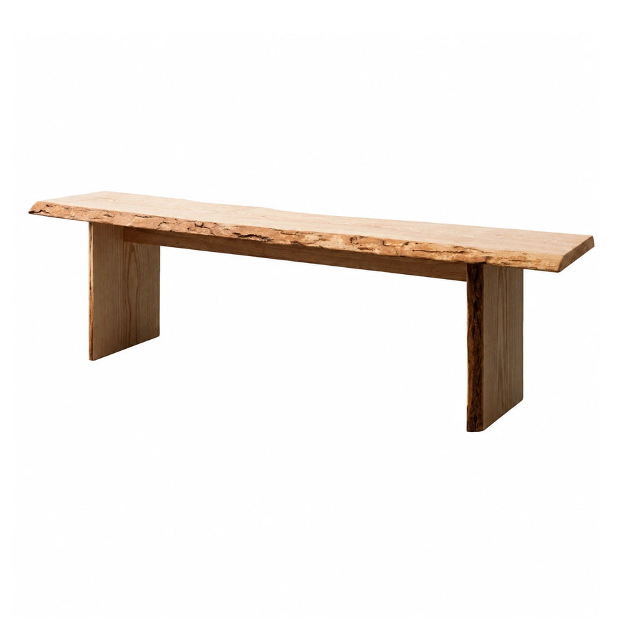 Live Edge Solid Wood Bench