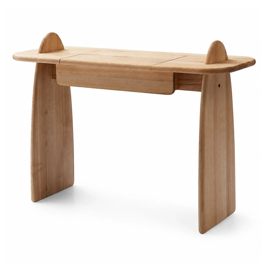 Solid Wood Desk with Unique Leg Design
