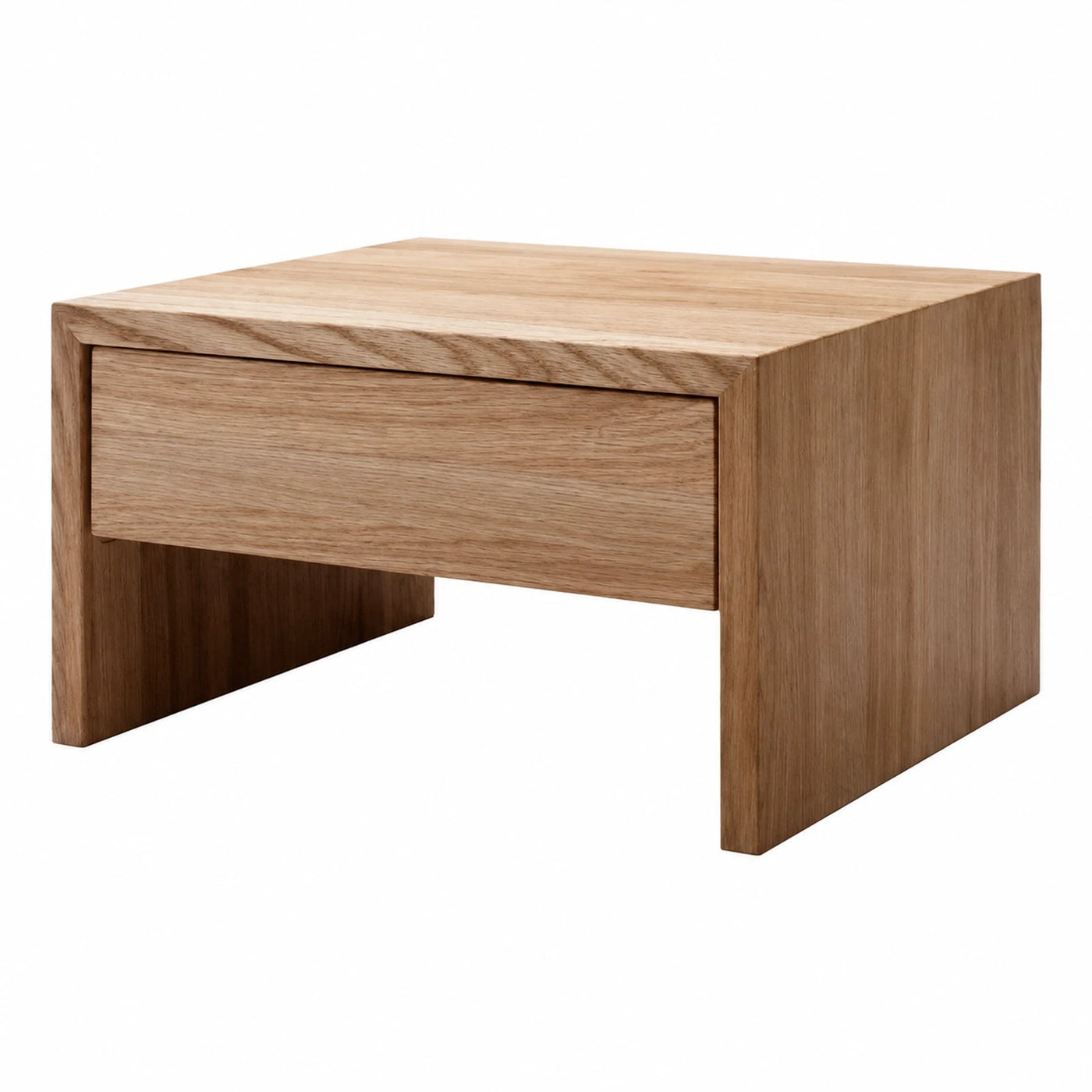 Solid Wood Nightstand with Drawer