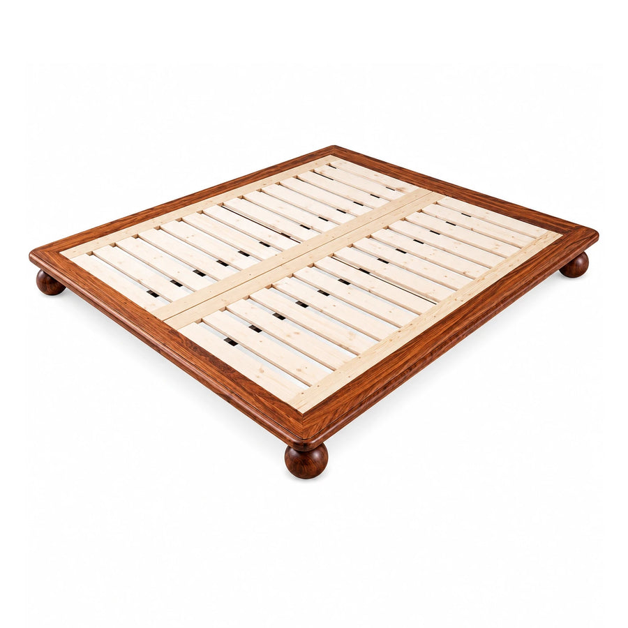 Solid Wood Platform Bed Frame with Slats