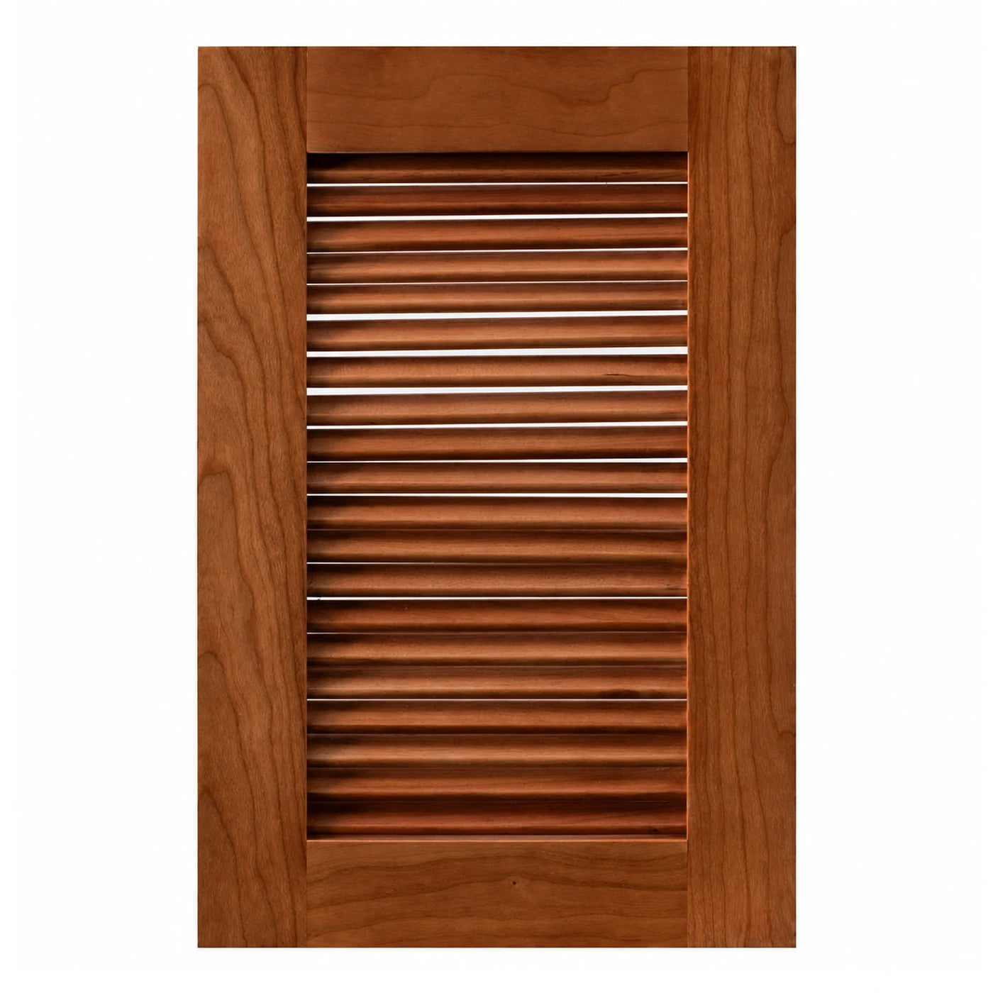 Wood Louvered Cabinet Door Panel