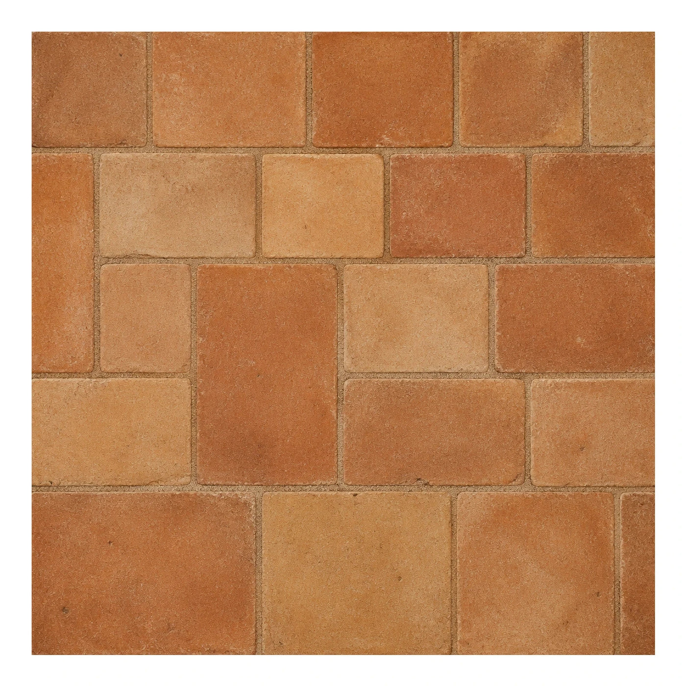 Terracotta Brick Pattern Floor Tiles
