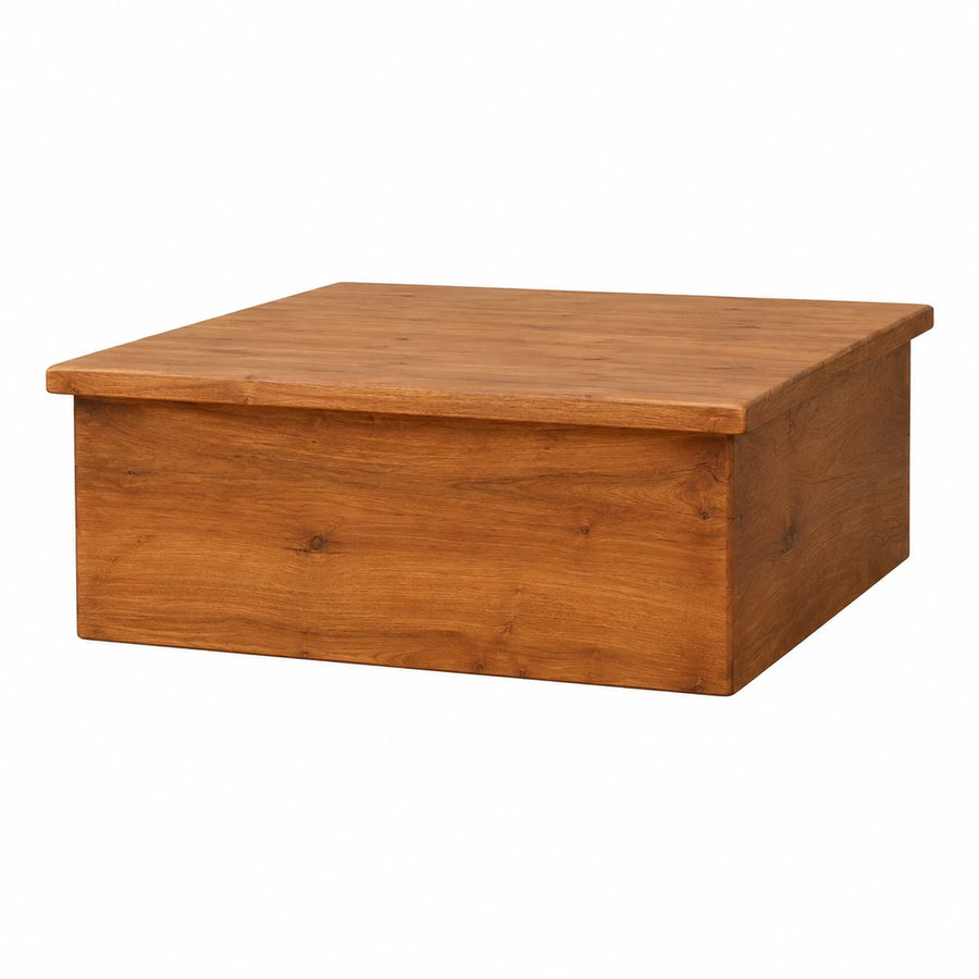 Solid Wood Storage Coffee Table with Lift Top