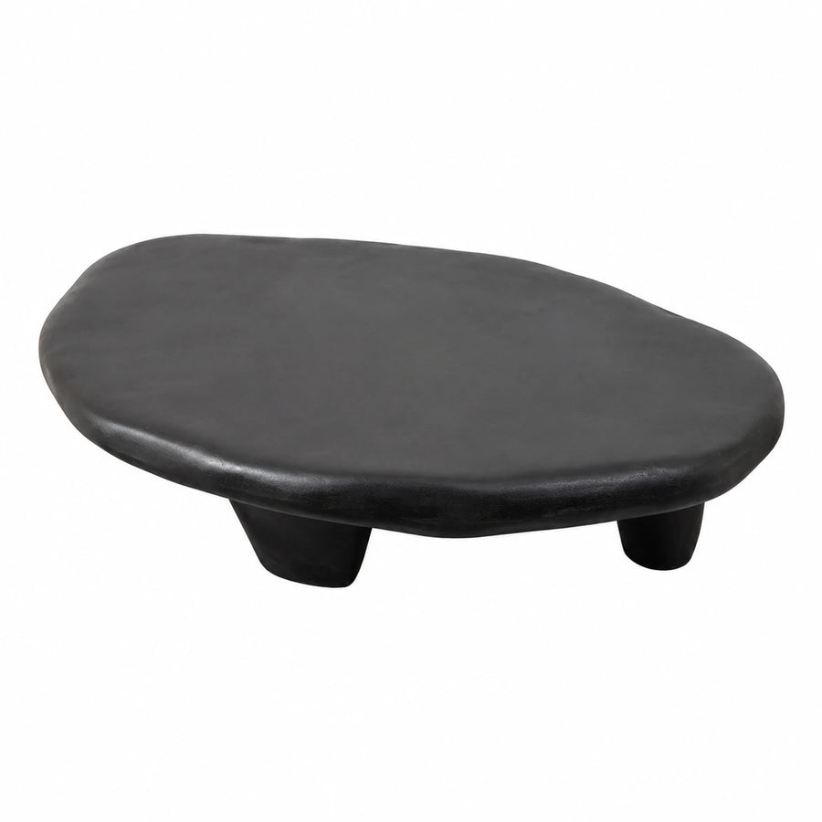 Black Organic Shaped Coffee Table