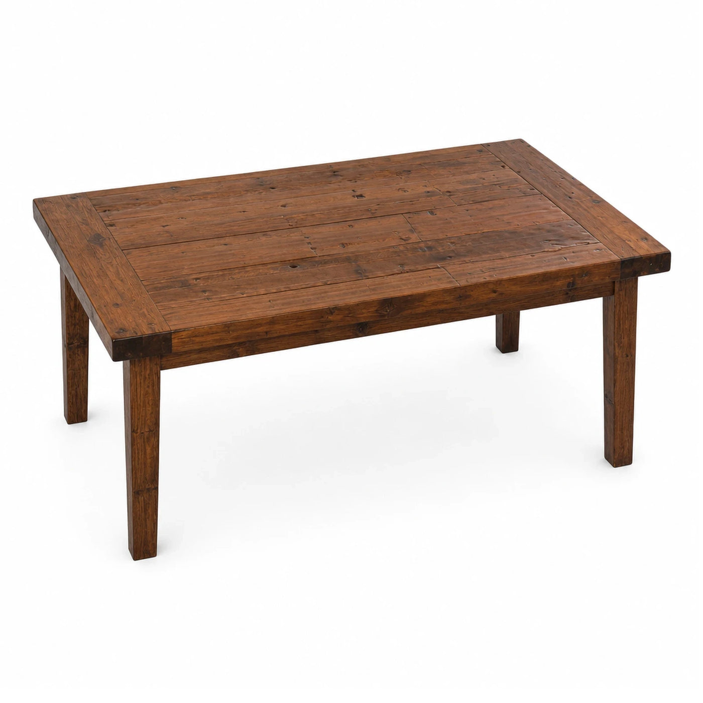 Rustic Brown Wood Coffee Table
