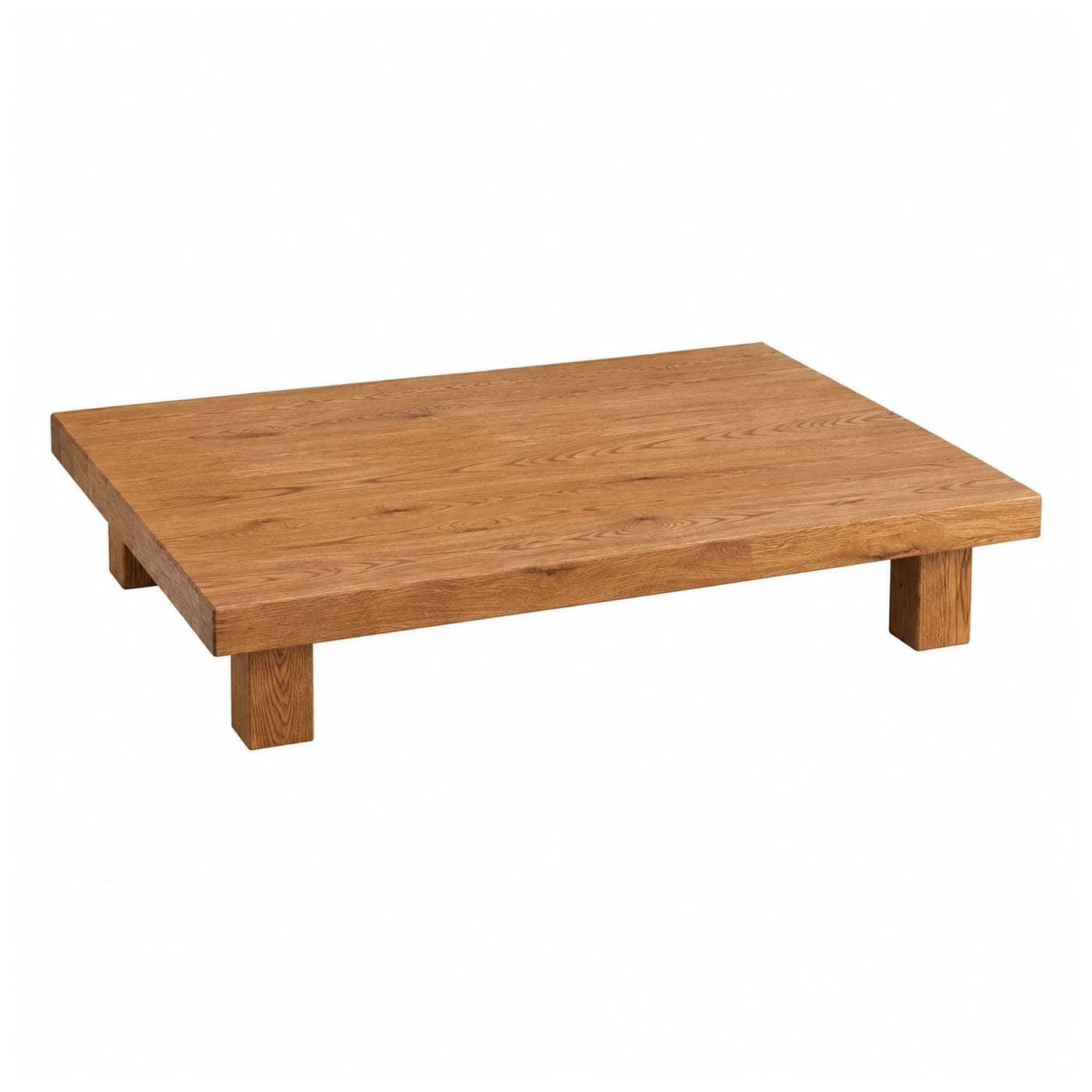 Solid Wood Low Platform Coffee Table