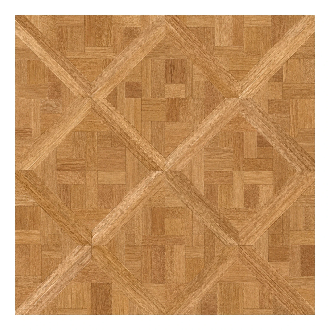Geometric Parquet Wood Flooring Pattern
