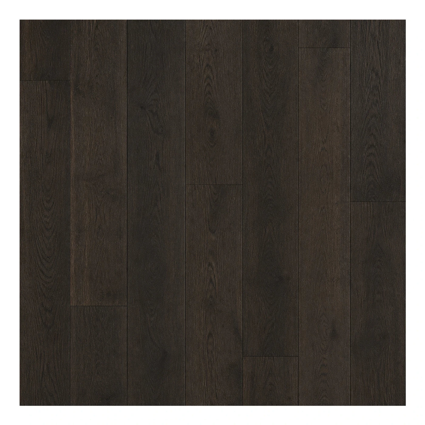 Dark Brown Wood Plank Flooring