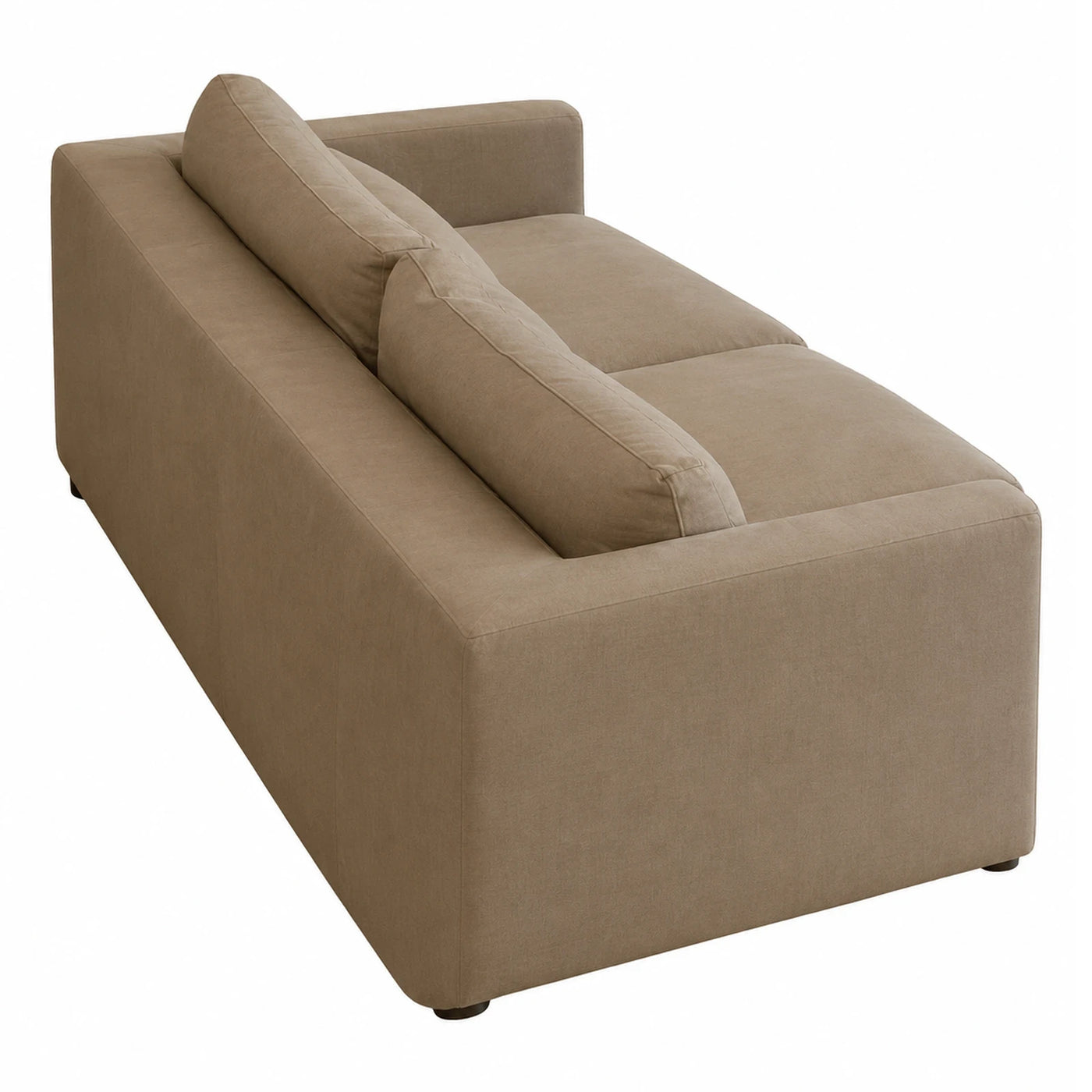 Beige Fabric Modular Sofa Sectional
