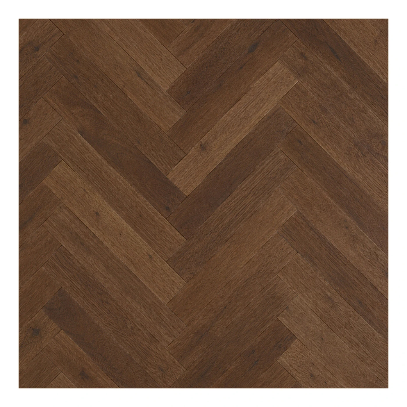 Dark Brown Herringbone Wood Flooring Planks