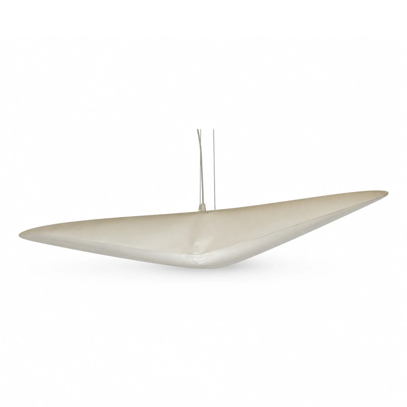 Modern White Triangular Pendant Light Fixture