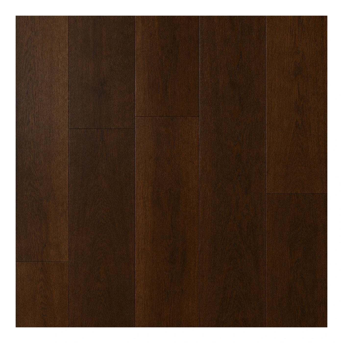 Dark Brown Wood Plank Flooring