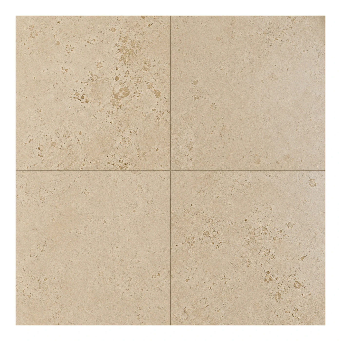 Beige Travertine Look Porcelain Floor Tiles