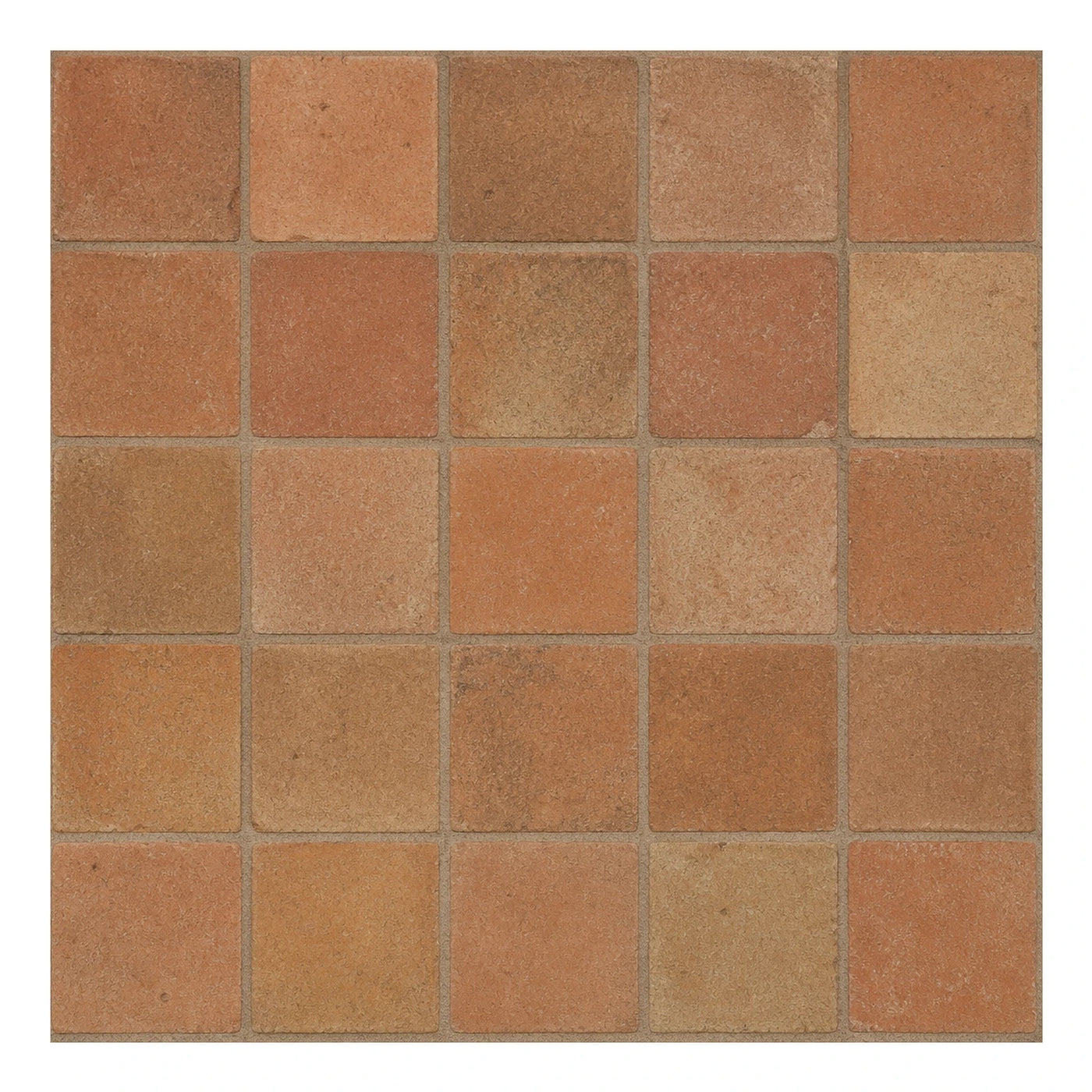 Terracotta Square Floor Tiles Mosaic
