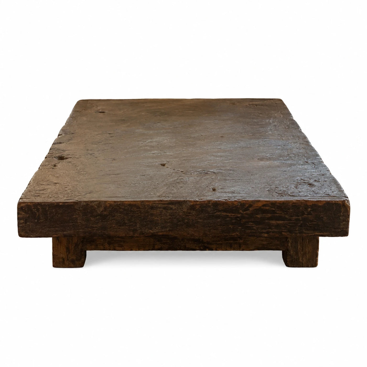 Rustic Reclaimed Wood Low Coffee Table