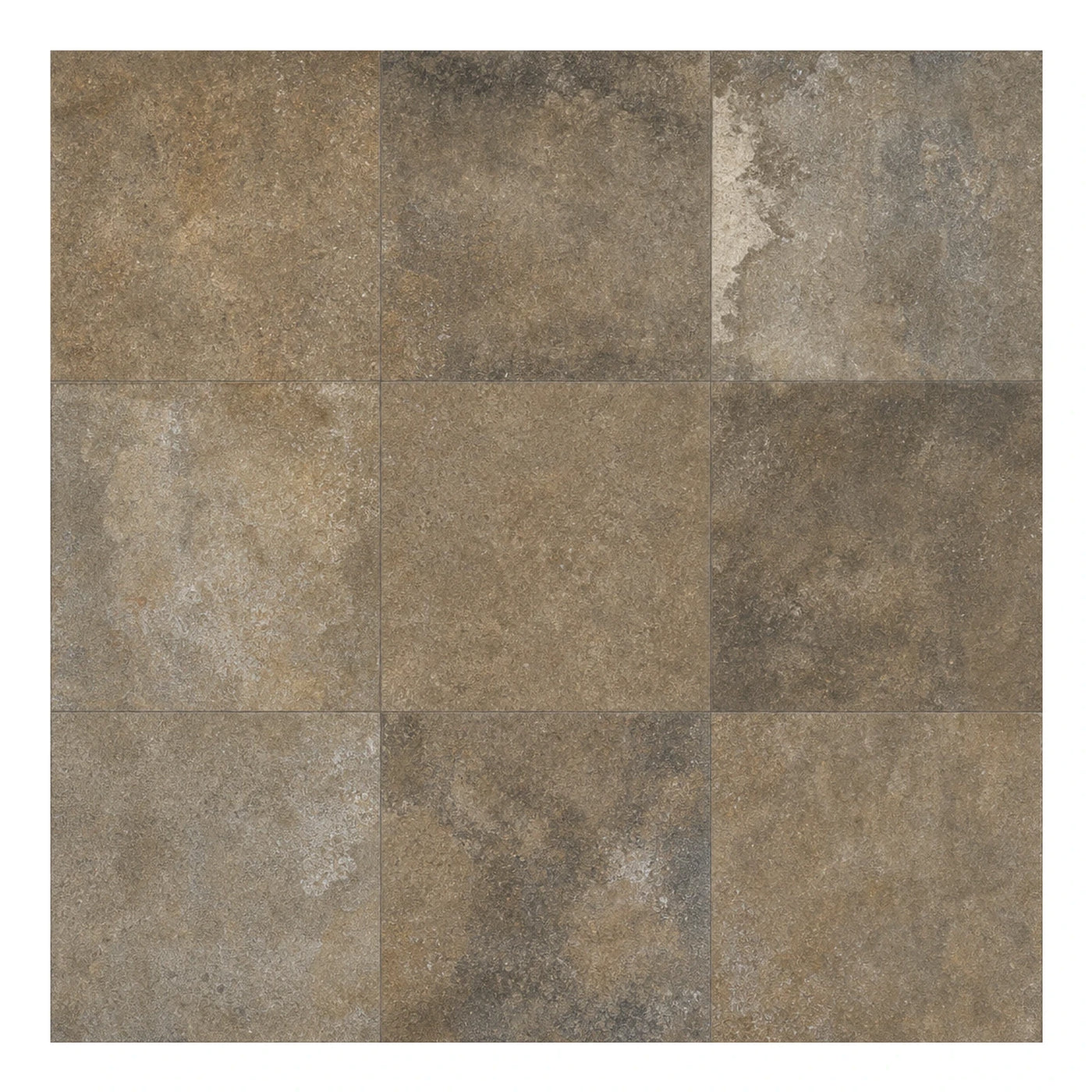 Rustic Brown Stone Look Floor Tiles