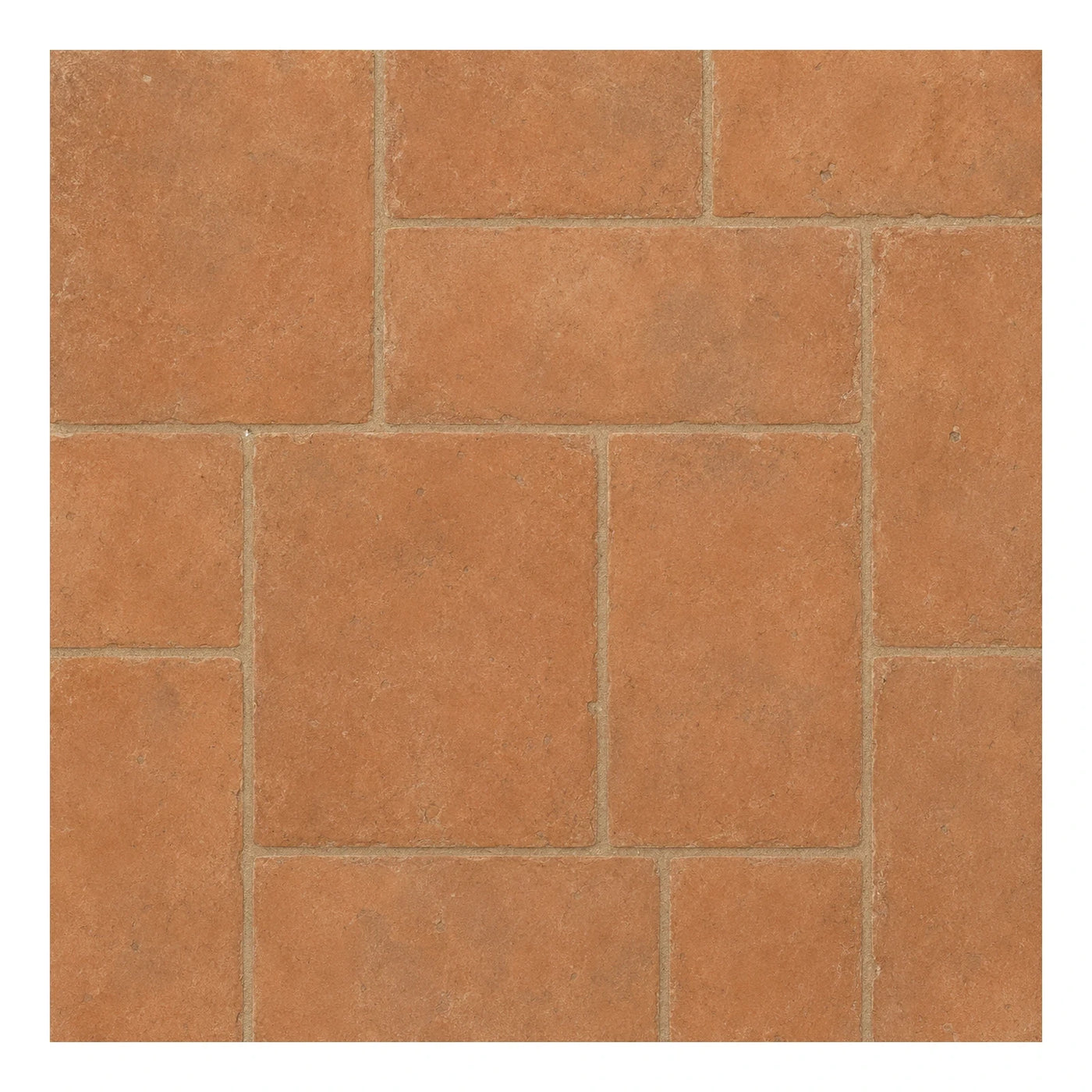 Terracotta Floor Tiles with Rustic Texture