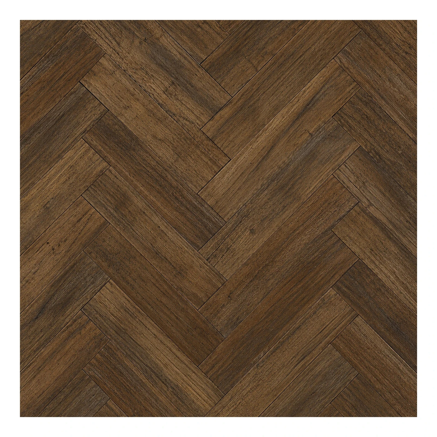 Dark Brown Herringbone Wood Flooring Planks