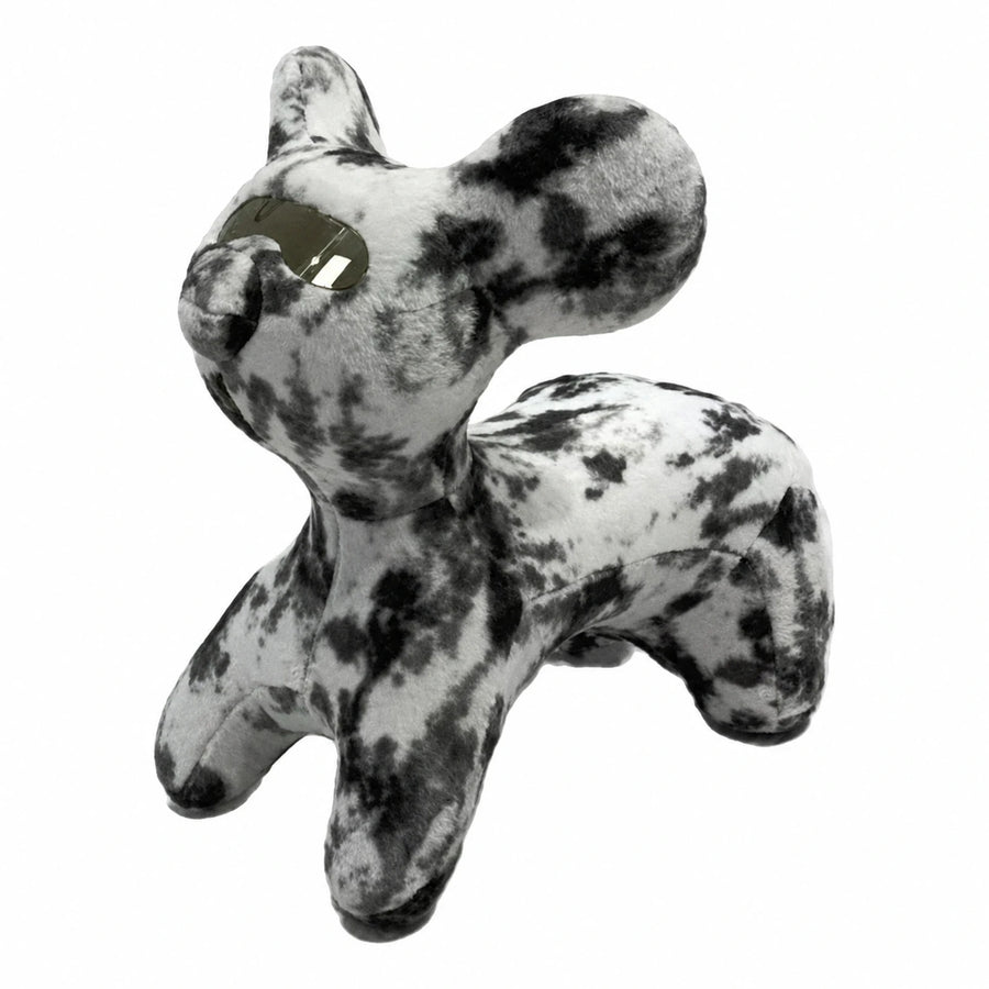 Tie-Dye Dog Shaped Stool with Sunglasses