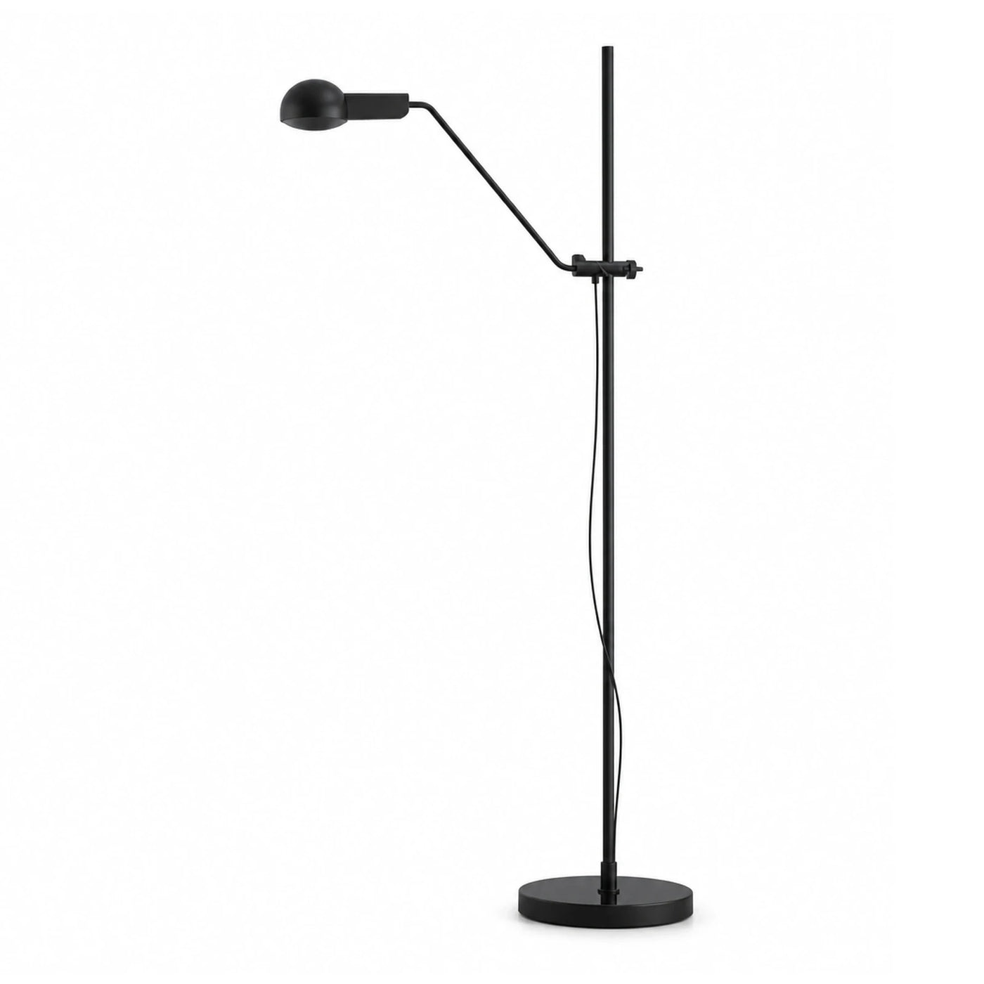 Black Adjustable Metal Floor Lamp