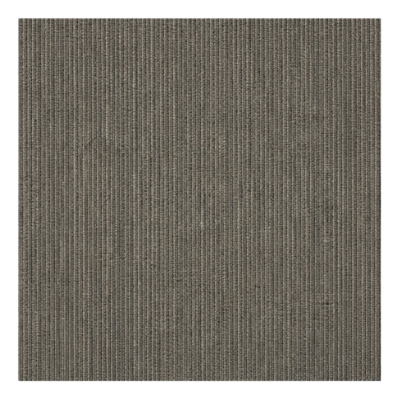 Grey Ribbed Texture Area Rug