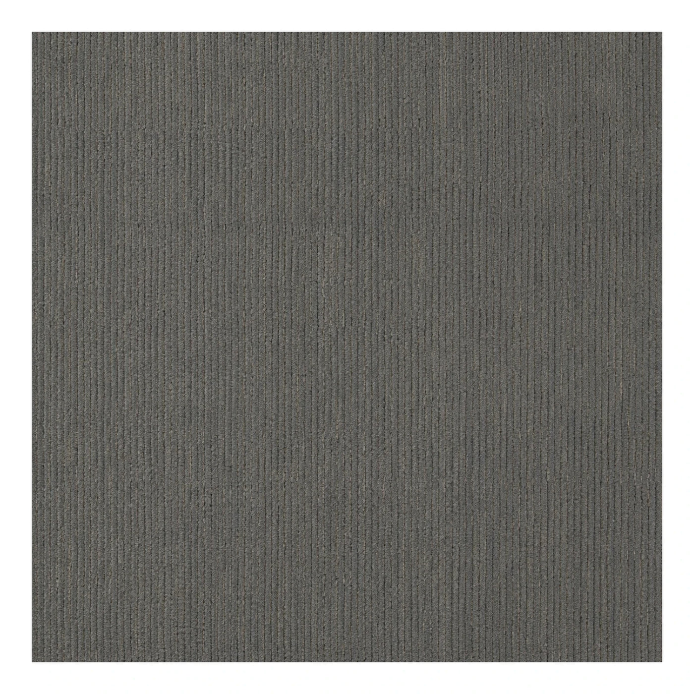 Grey Ribbed Texture Area Rug