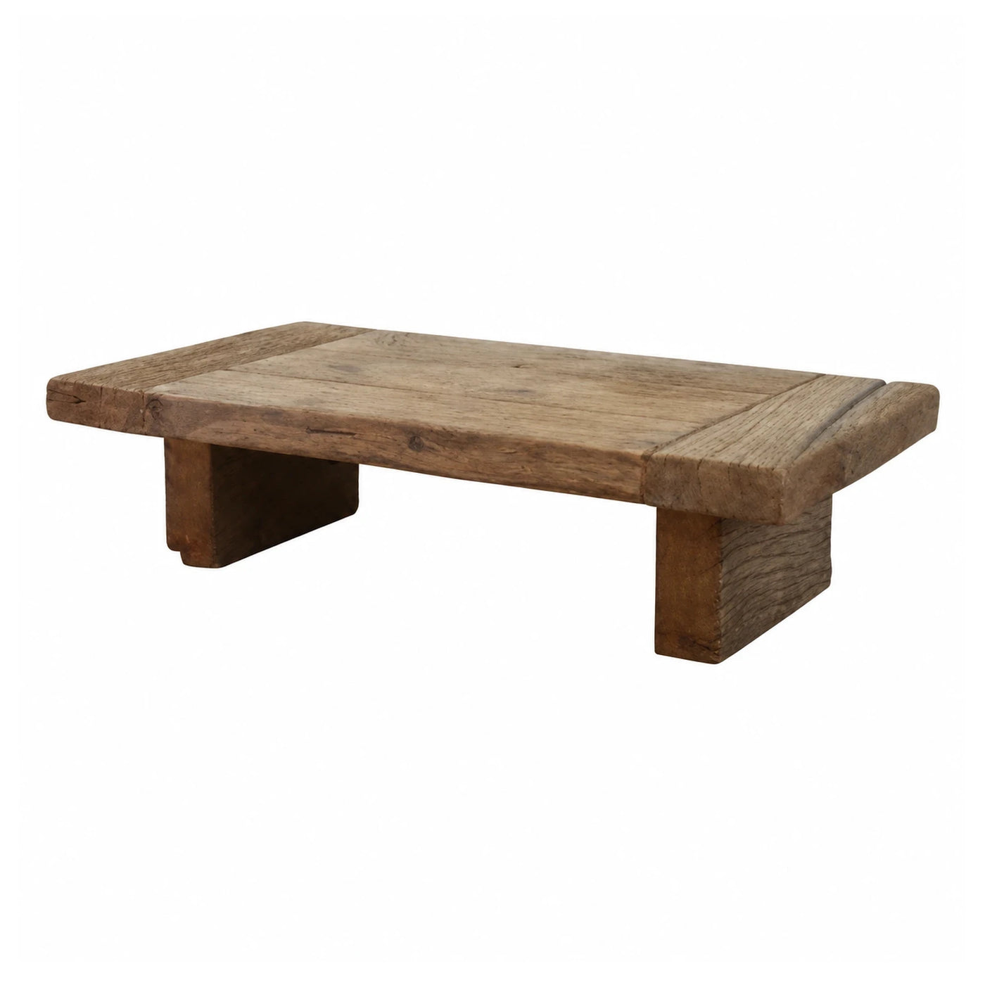 Rustic Solid Wood Low Coffee Table