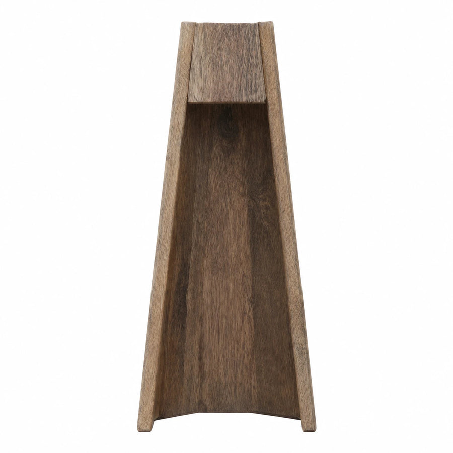 Solid Wood Magazine Rack Holder