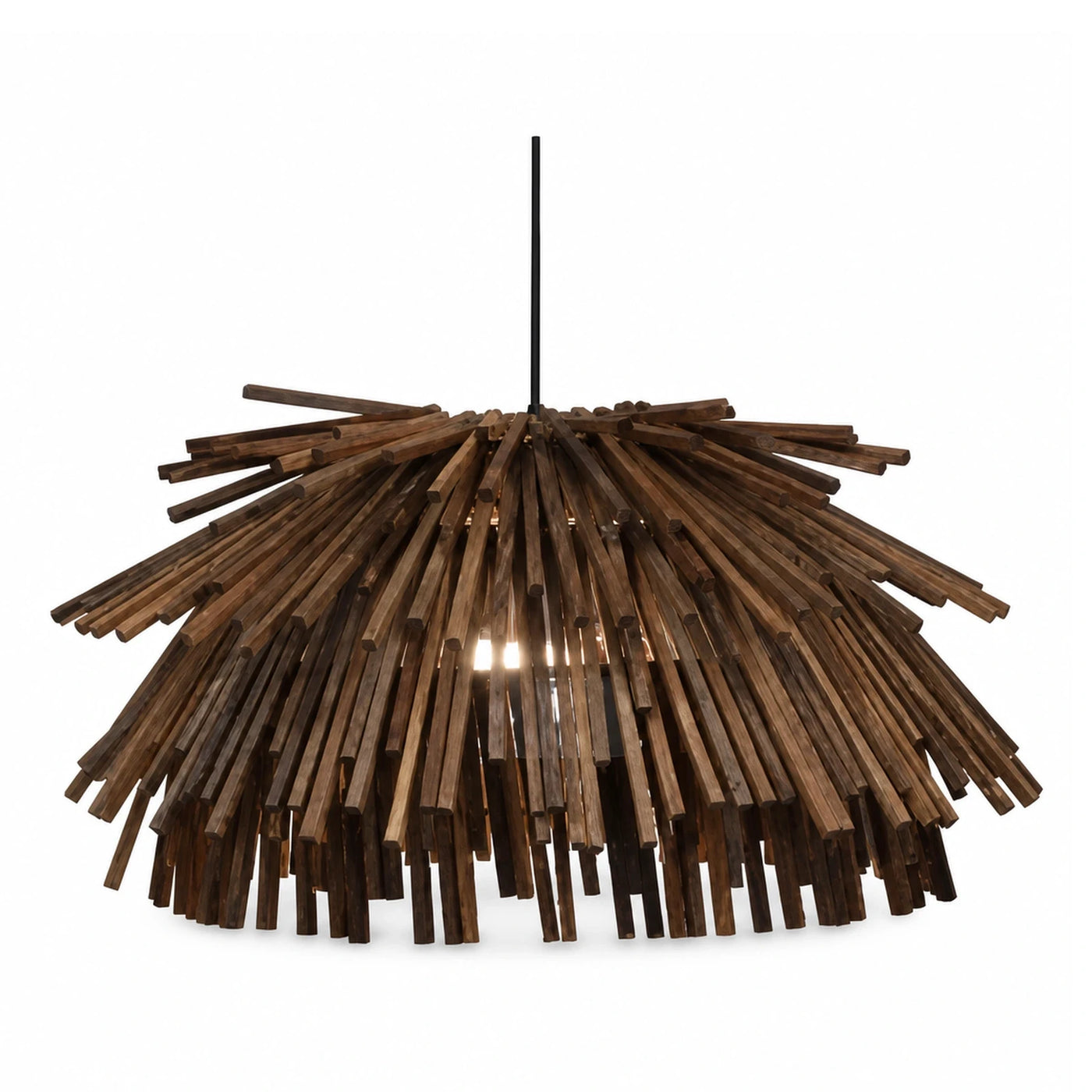 Wooden Stick Pendant Light Fixture