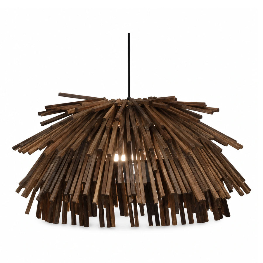 Wooden Stick Pendant Light Fixture